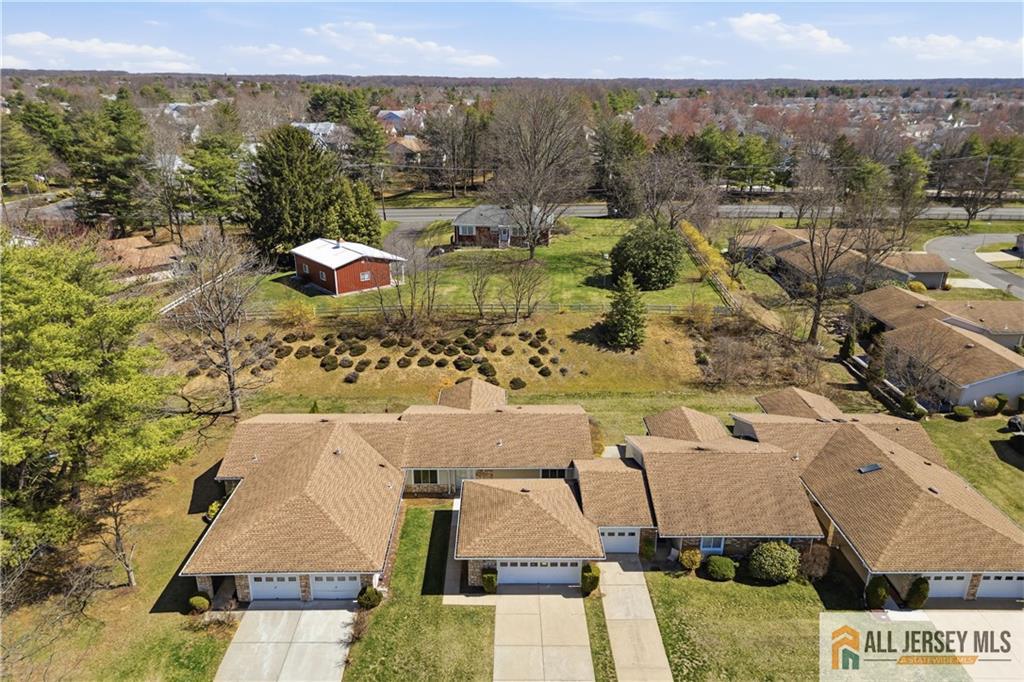 780 Ardmore Road, Unit 780B Monroe Township, NJ 08831 - Photo 28 of 30 an aerial view of residential houses with outdoor space and swimming pool