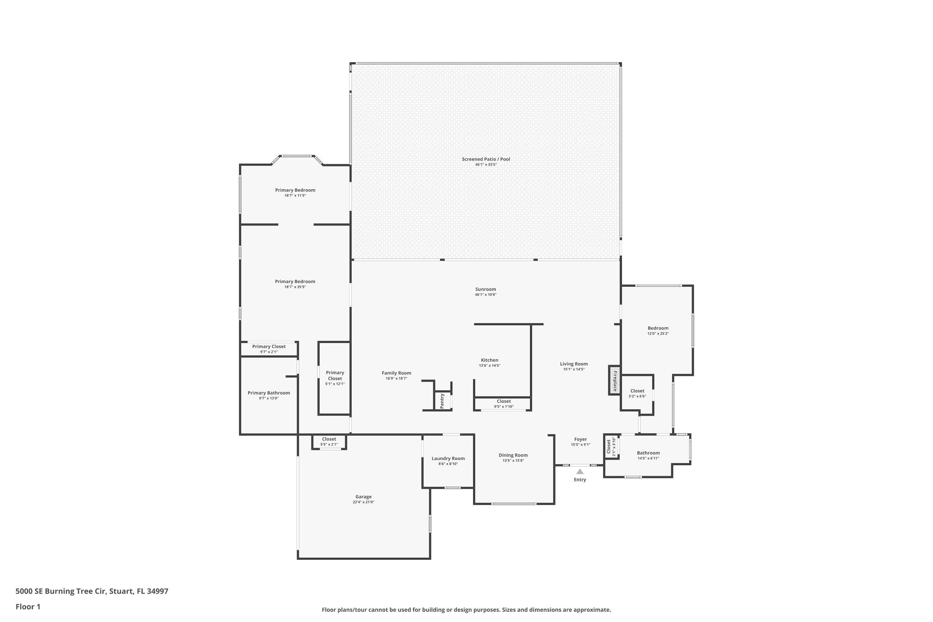 5000 Southeast Burning Tree Circle Stuart, FL 34997 - Photo 59 of 59 Floorplan