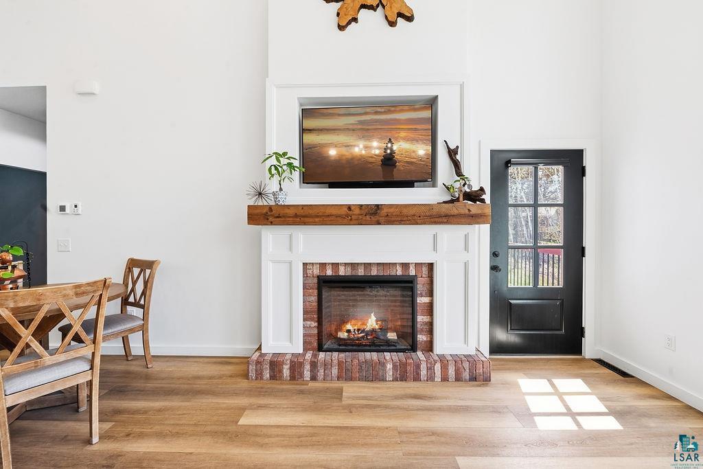 93465 Island Lake Road Sturgeon Lake, MN 55783 - Photo 15 of 71 Electric Fire Insert in the Living Room