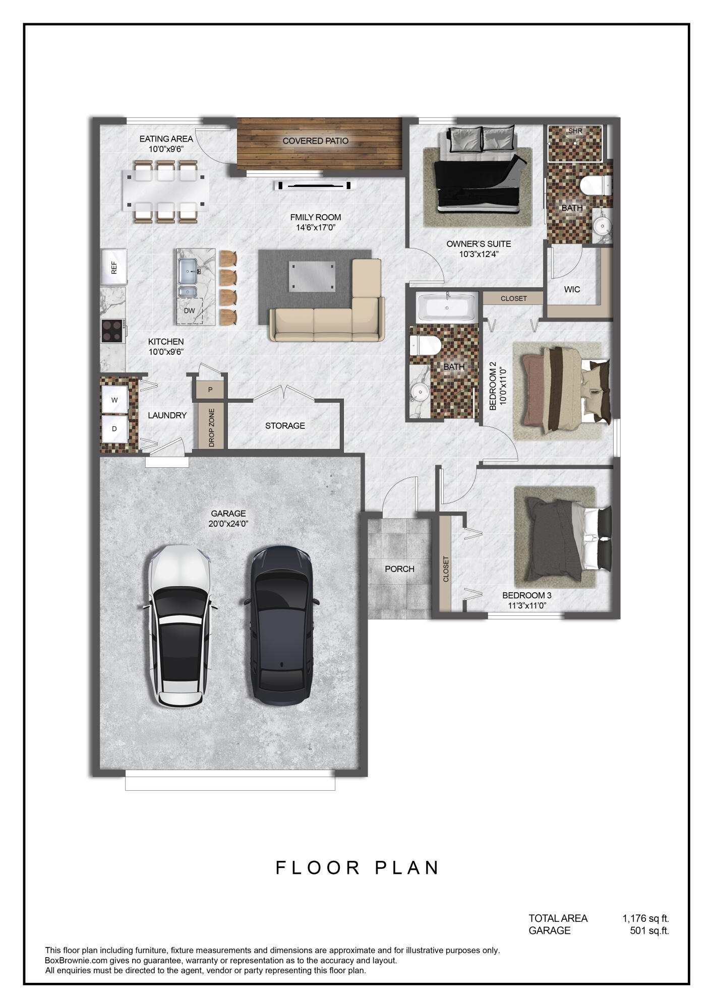 1155 Edelman Loop Sheridan, WY 82801 - Photo 7 of 7 Bosman Floorplan