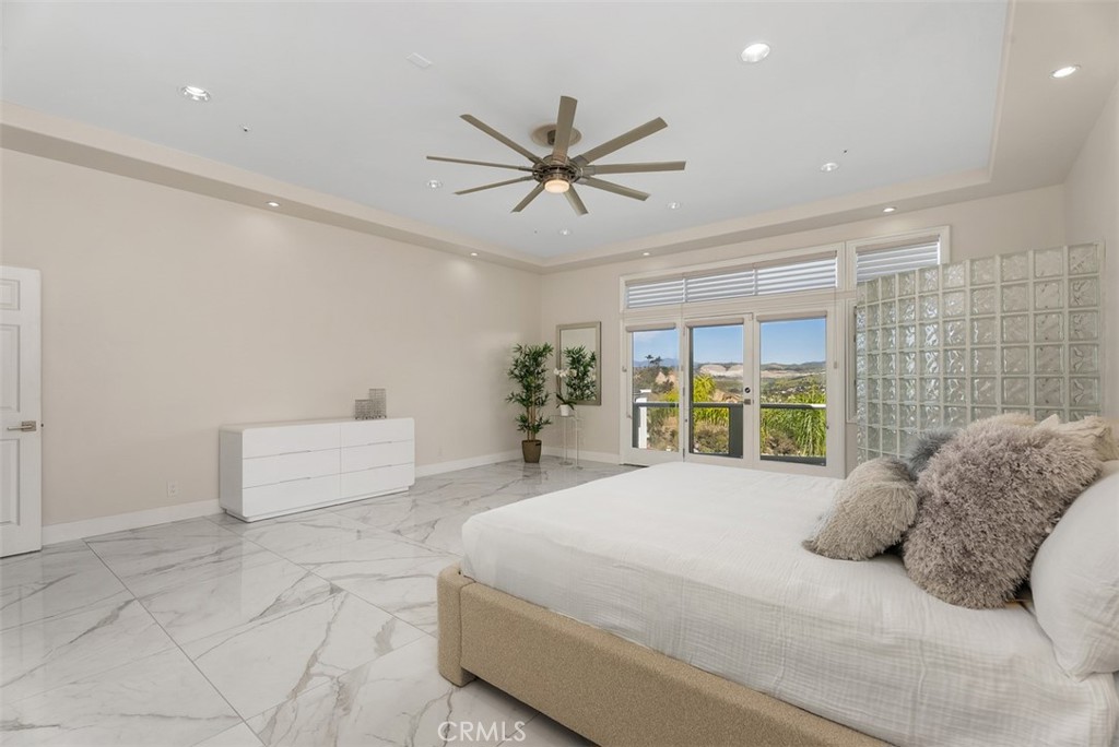 22 Cresta Del Sol San Clemente, CA 92673 - Photo 24 of 70 Location, Location, Location...peaceful and tranquil are the two words describing this primary bedroom, located on the main level of this property.