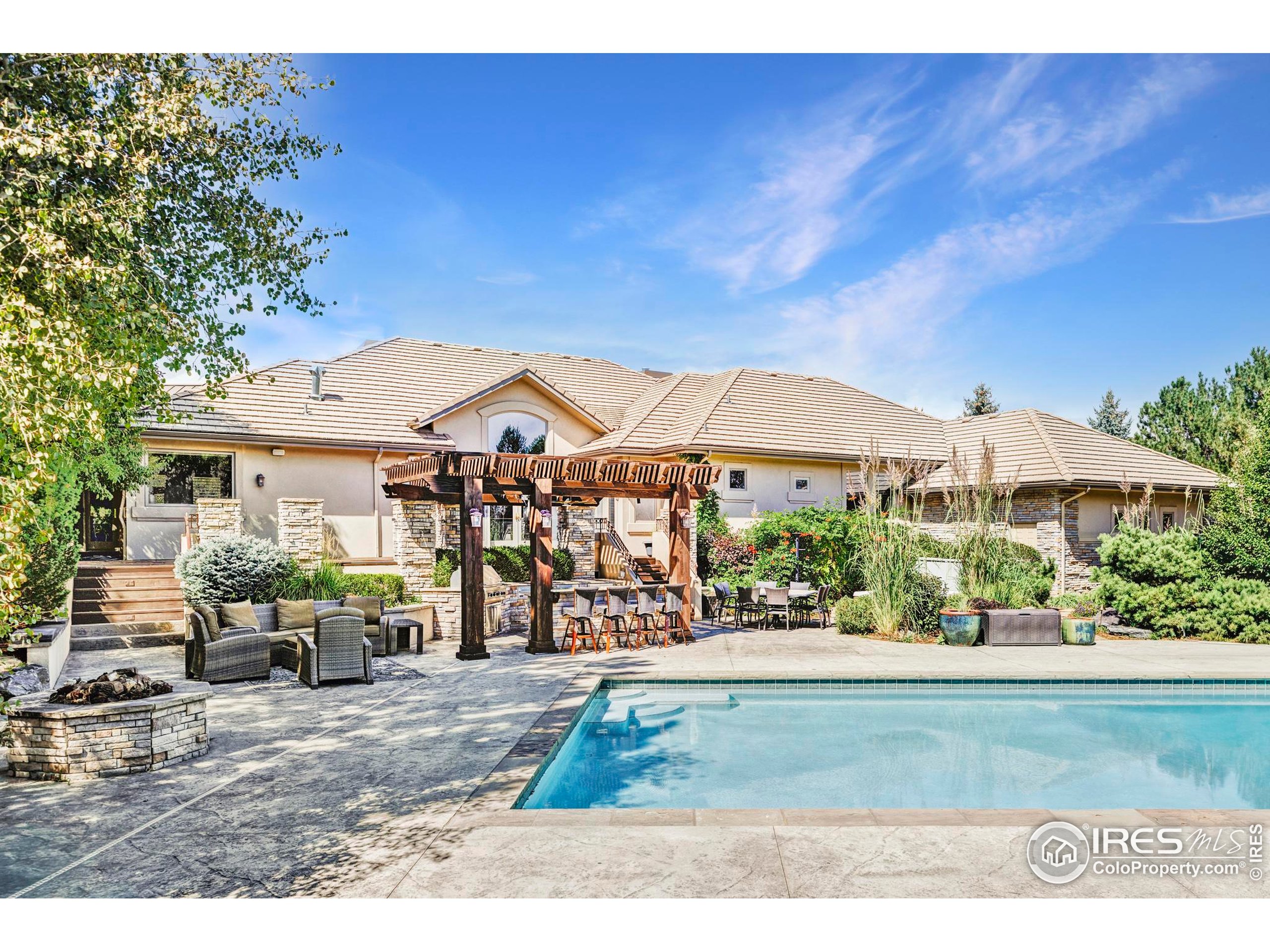 9022 Jason Court Boulder, CO 80303 - Photo 6 of 36 an outdoor space with wooden benches