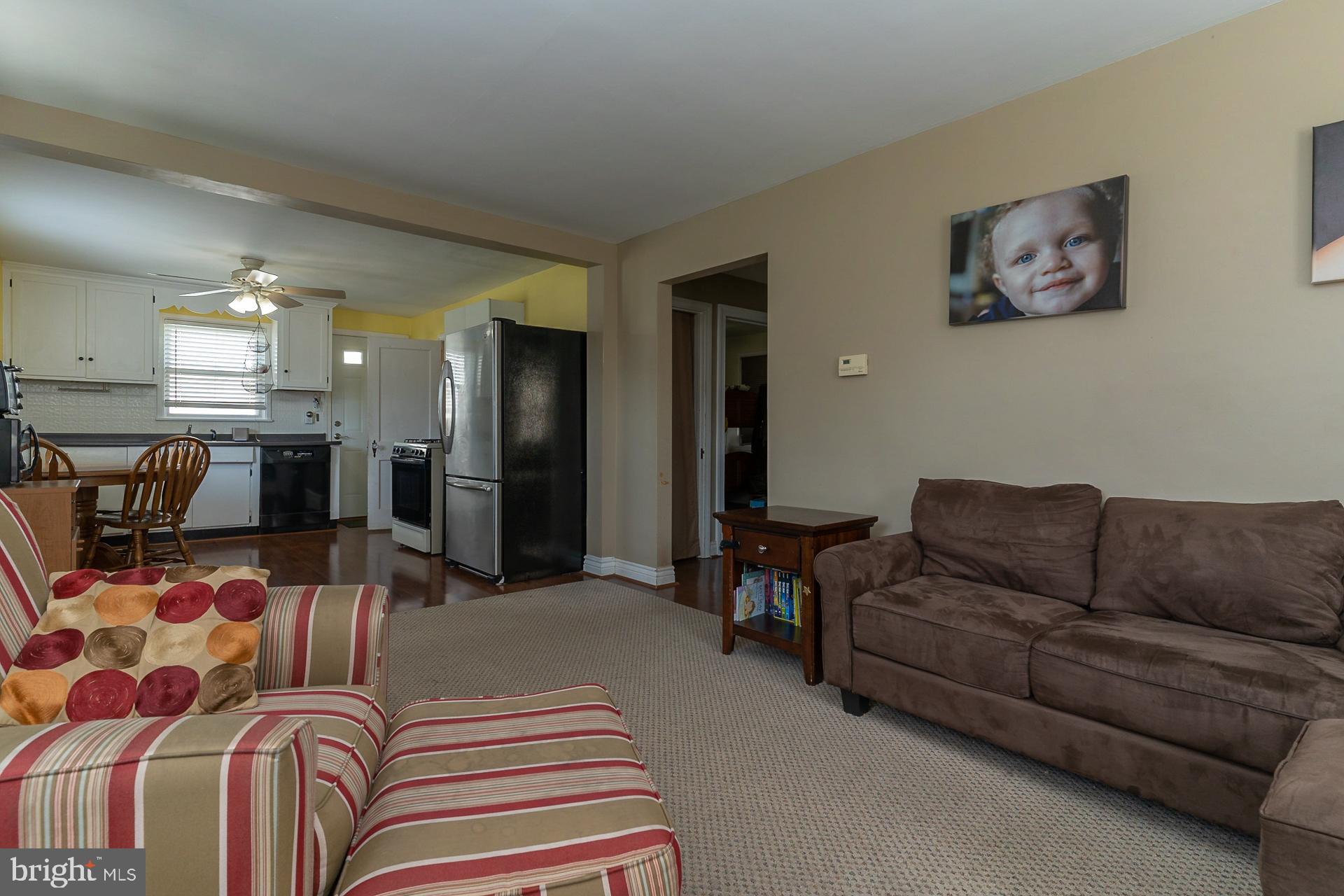 929 Thornton Road Boothwyn, PA 19061 - Photo 13 of 36 Living room back to kitchen