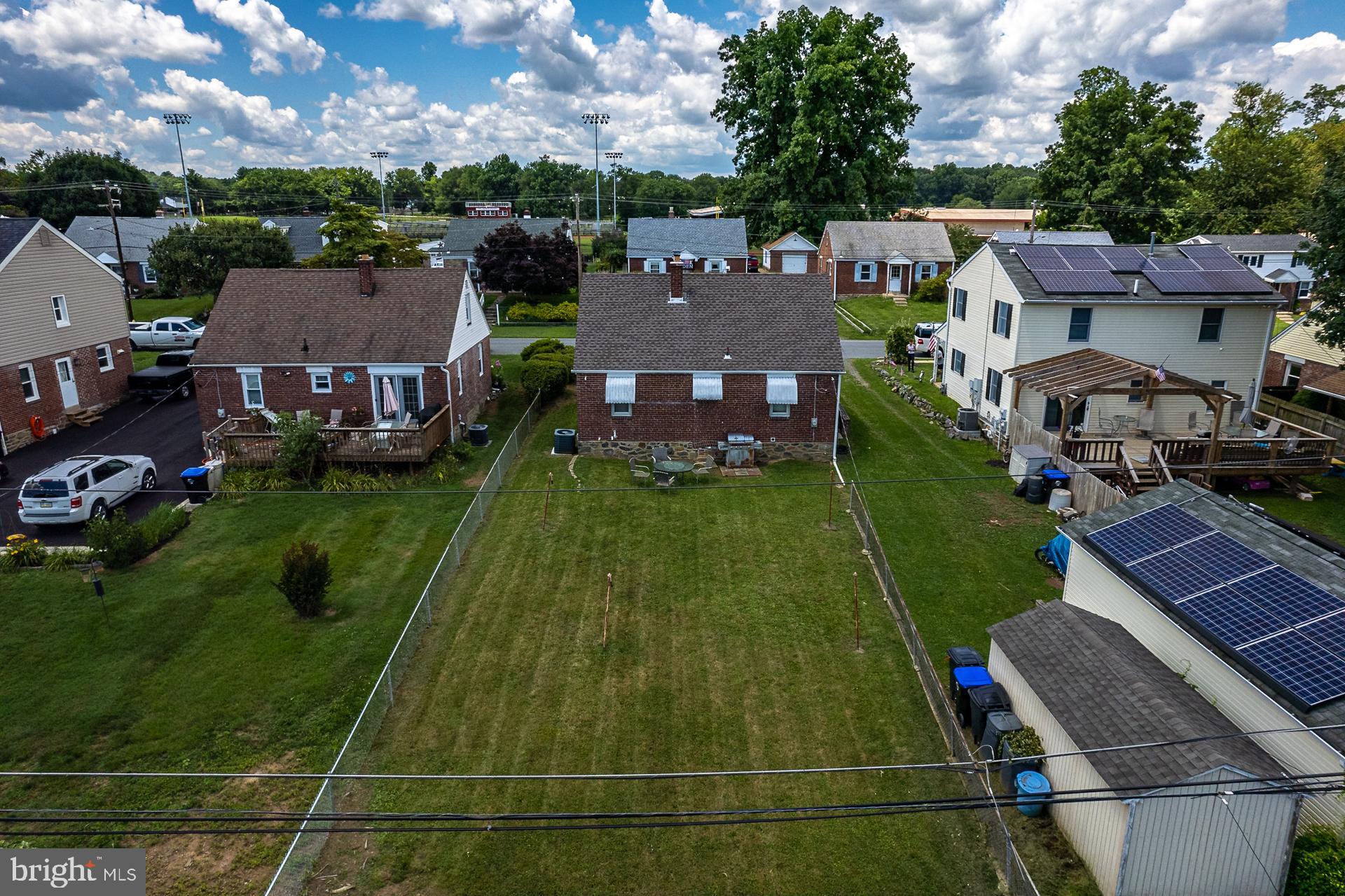 929 Thornton Road Boothwyn, PA 19061 - Photo 32 of 36 Rear aerial of back yard