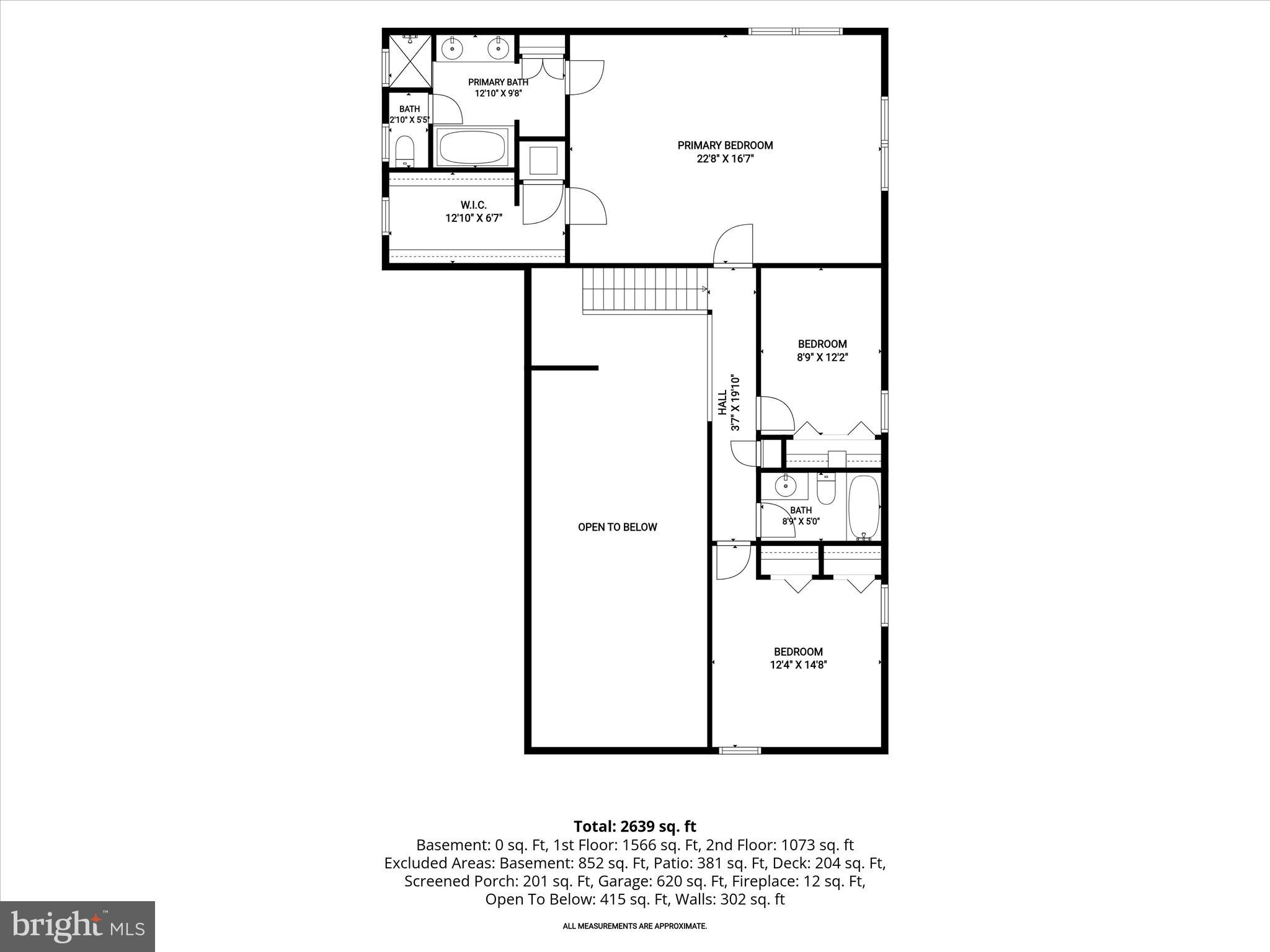 13356 Triadelphia Road Ellicott City, MD 21042 - Photo 72 of 73 Upper Level Floor Plan