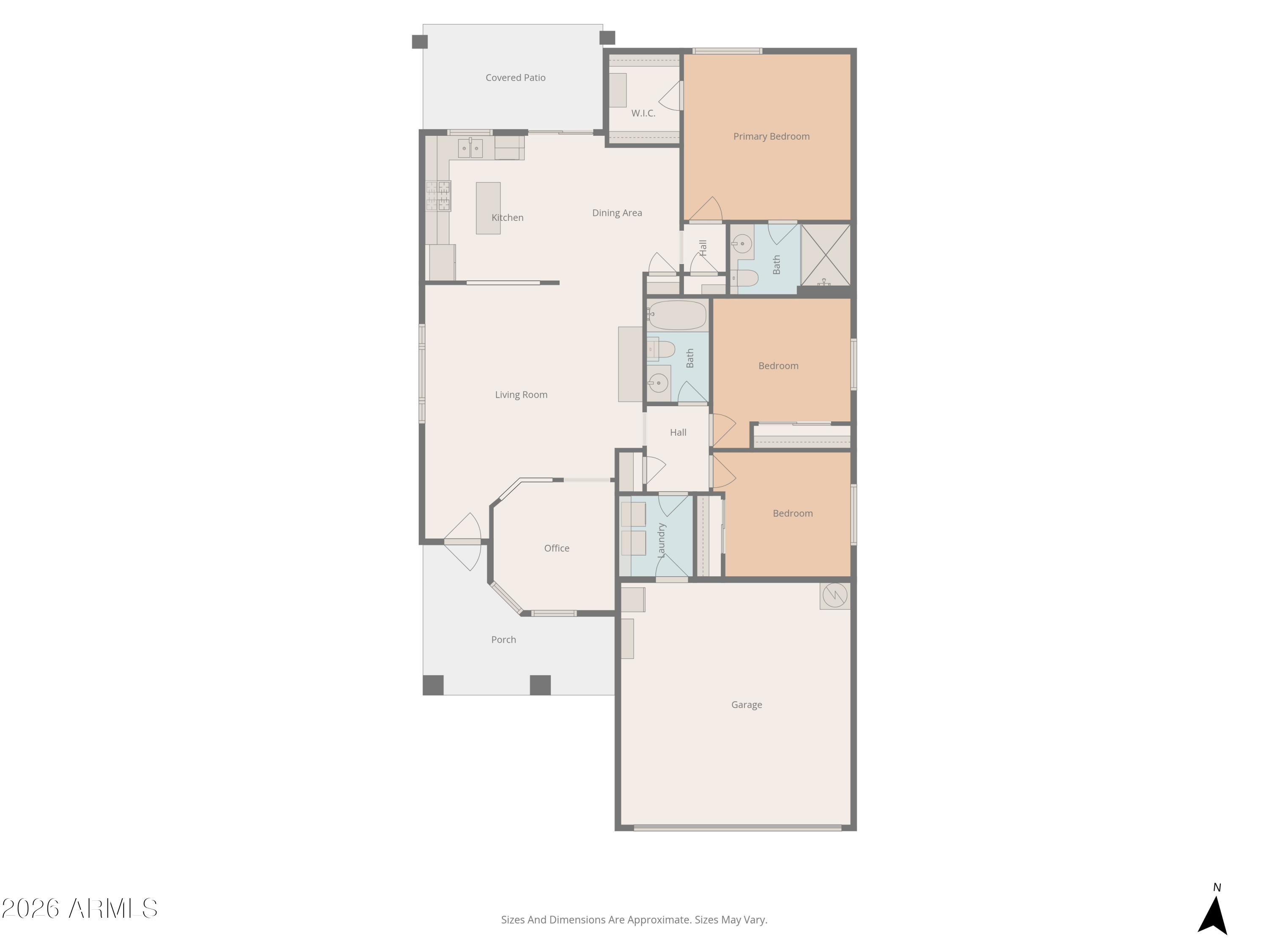 724 West Trellis Road Queen Creek, AZ 85140 - Photo 46 of 46 a picture of a room with a white cabinet and refrigerator