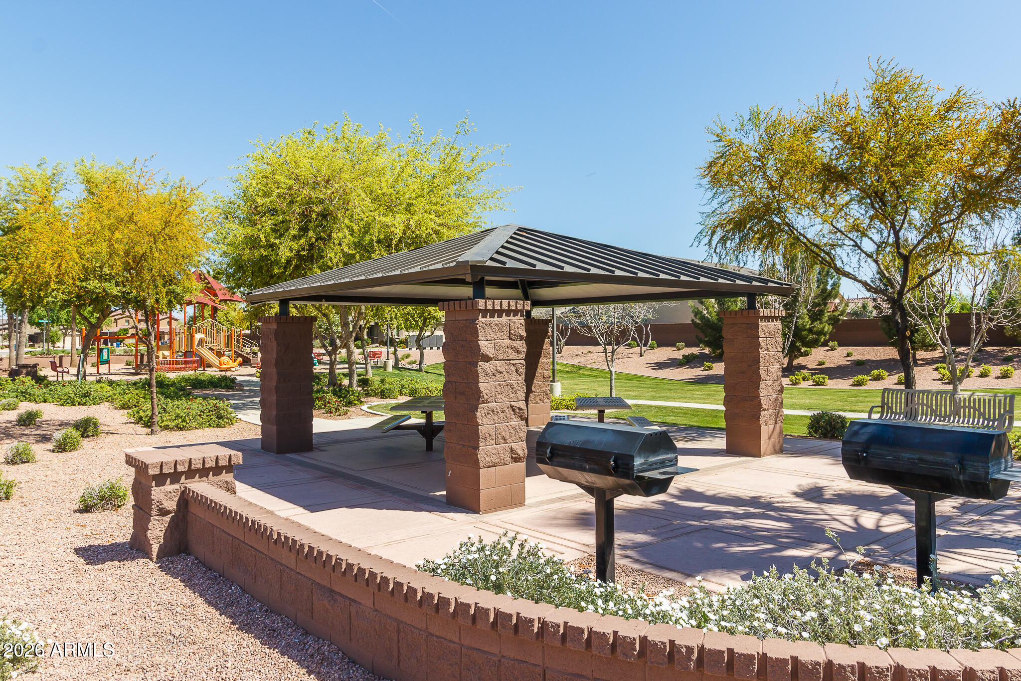 724 West Trellis Road Queen Creek, AZ 85140 - Photo 39 of 46 a building outdoor space with patio furniture