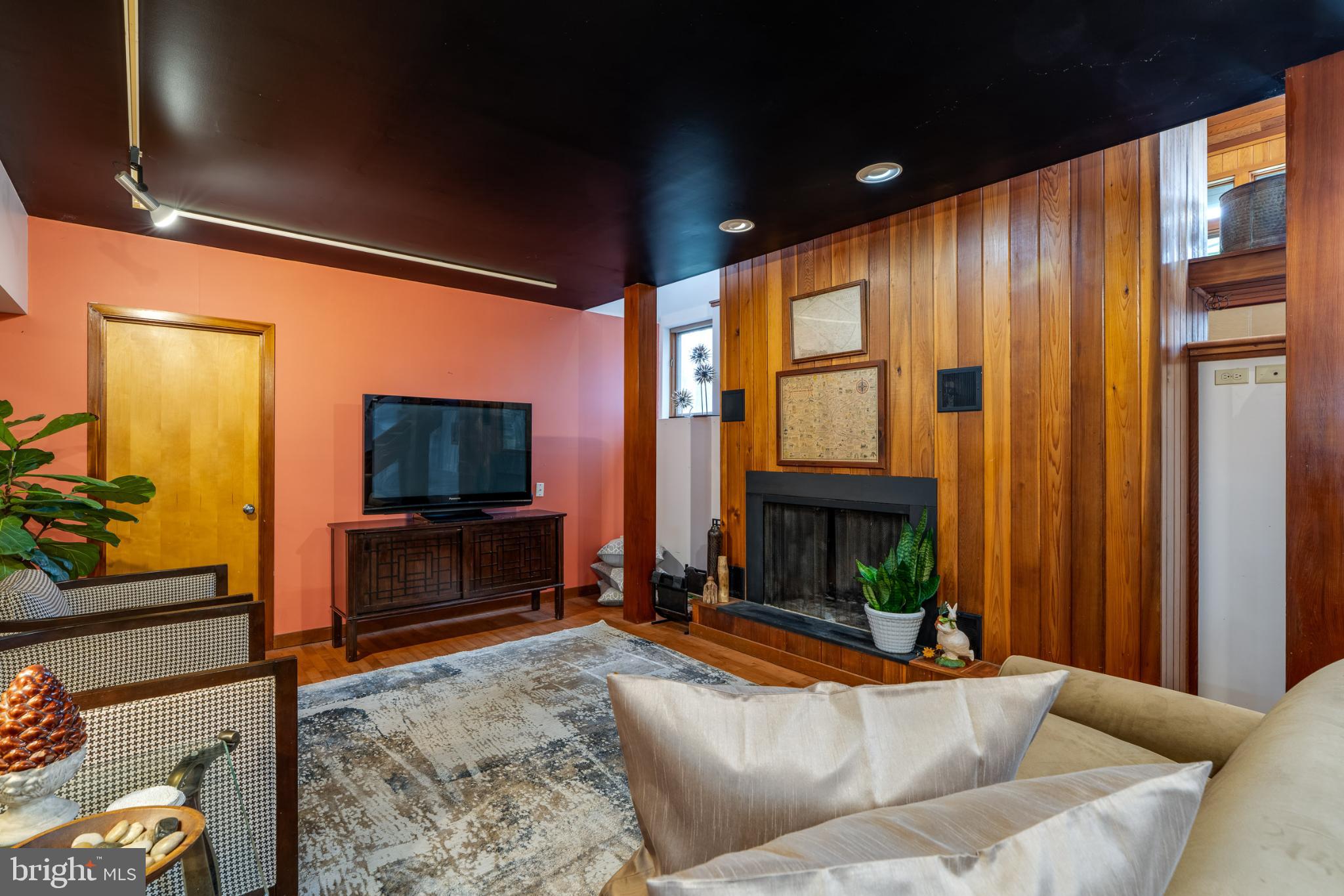 725 Laurel Ridge Road Reinholds, PA 17569 - Photo 62 of 101 a living room with fireplace furniture and a flat screen tv