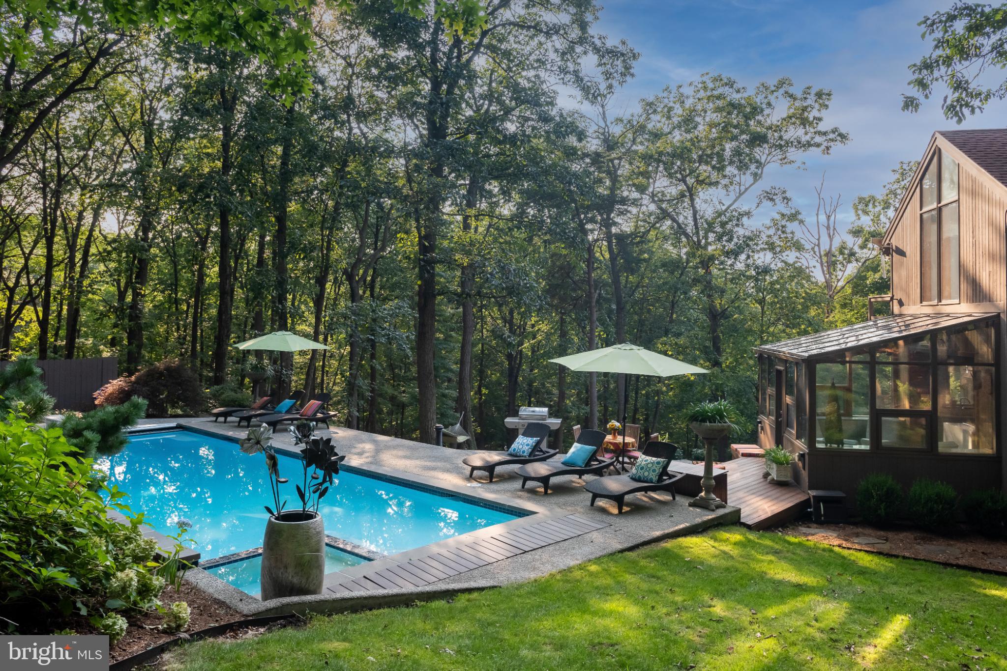 725 Laurel Ridge Road Reinholds, PA 17569 - Photo 82 of 101 a view of a backyard with sitting area and furniture
