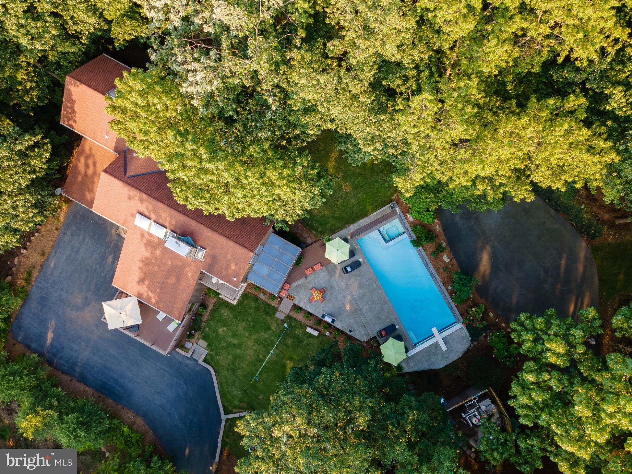 725 Laurel Ridge Road Reinholds, PA 17569 - Photo 98 of 101 an aerial view of a house with garden space and street view