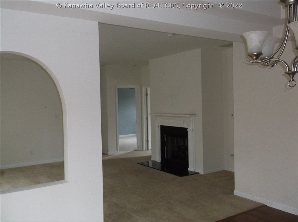 19329 Derricks Creek Road Charleston, WV 25320 - Photo 11 of 19 VIEW OF FAMILY ROOM FROM BREAKFAST AREA/KITCHEN
