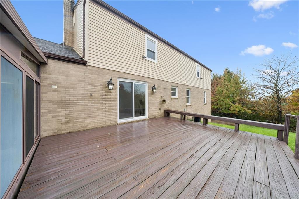 214 Ridgeview Drive Wexford, PA 15090 - Photo 36 of 43 a view of outdoor space with deck and flat screen tv