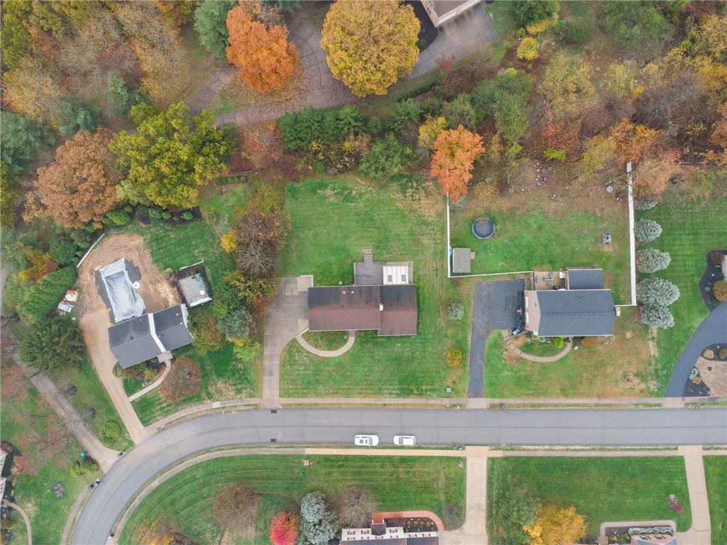 214 Ridgeview Drive Wexford, PA 15090 - Photo 43 of 43 an aerial view of a house with garden space seating area and car parked