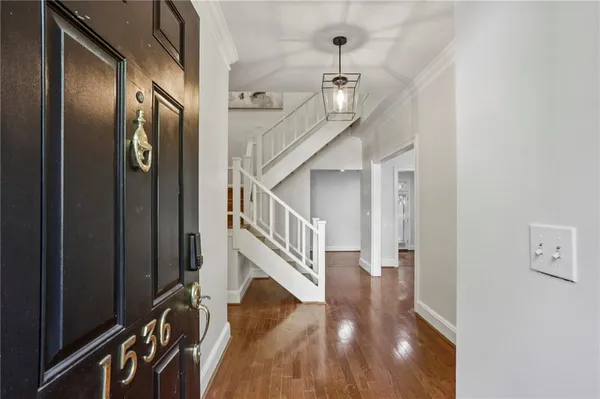 a view of an entryway