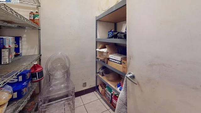 a room with storage and utility