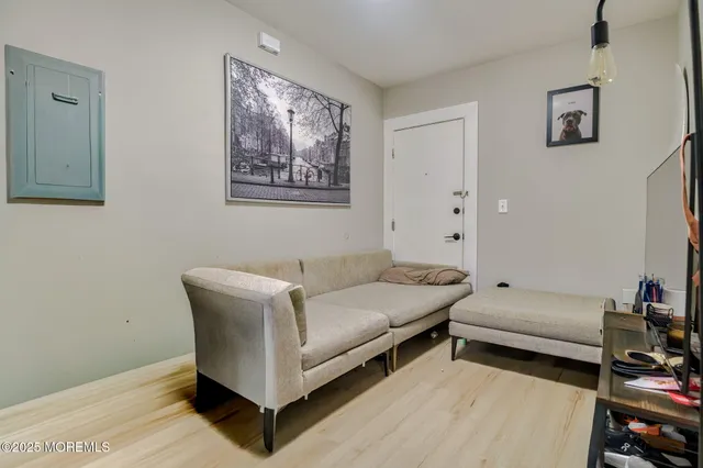 a kitchen with stainless steel appliances a refrigerator sink and cabinets