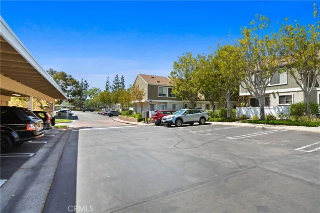 a car parked on the side of a street