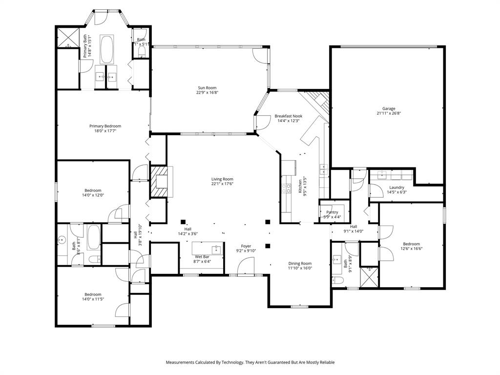 737 Newport Road Fort Worth, TX 76120 - Photo 37 of 37 The Home features a wonderful open Floor Plan with spacious Living Rooms and Bedrooms