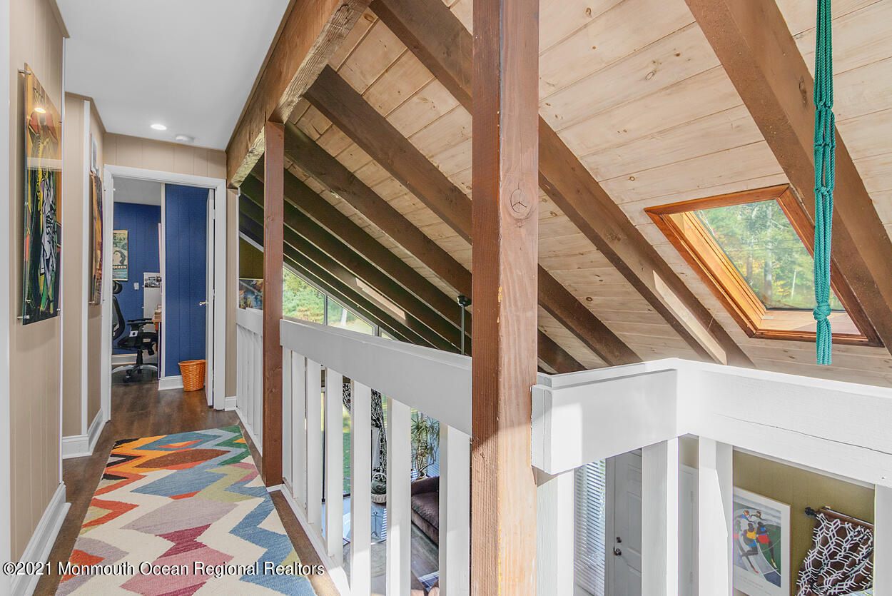 308 New Road Montague, NJ 07827 - Photo 13 of 27 a view of an entryway with a floor to ceiling window