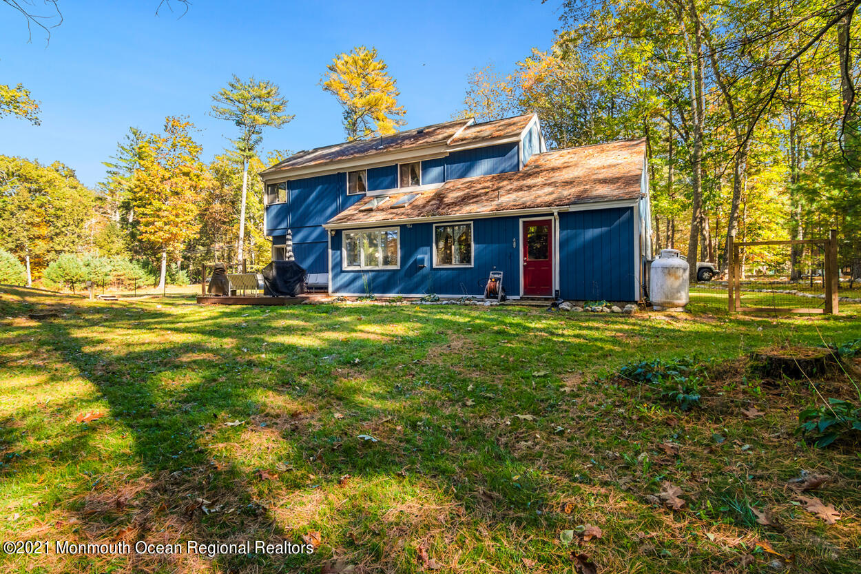 308 New Road Montague, NJ 07827 - Photo 23 of 27 a view of a house with a big yard and large trees