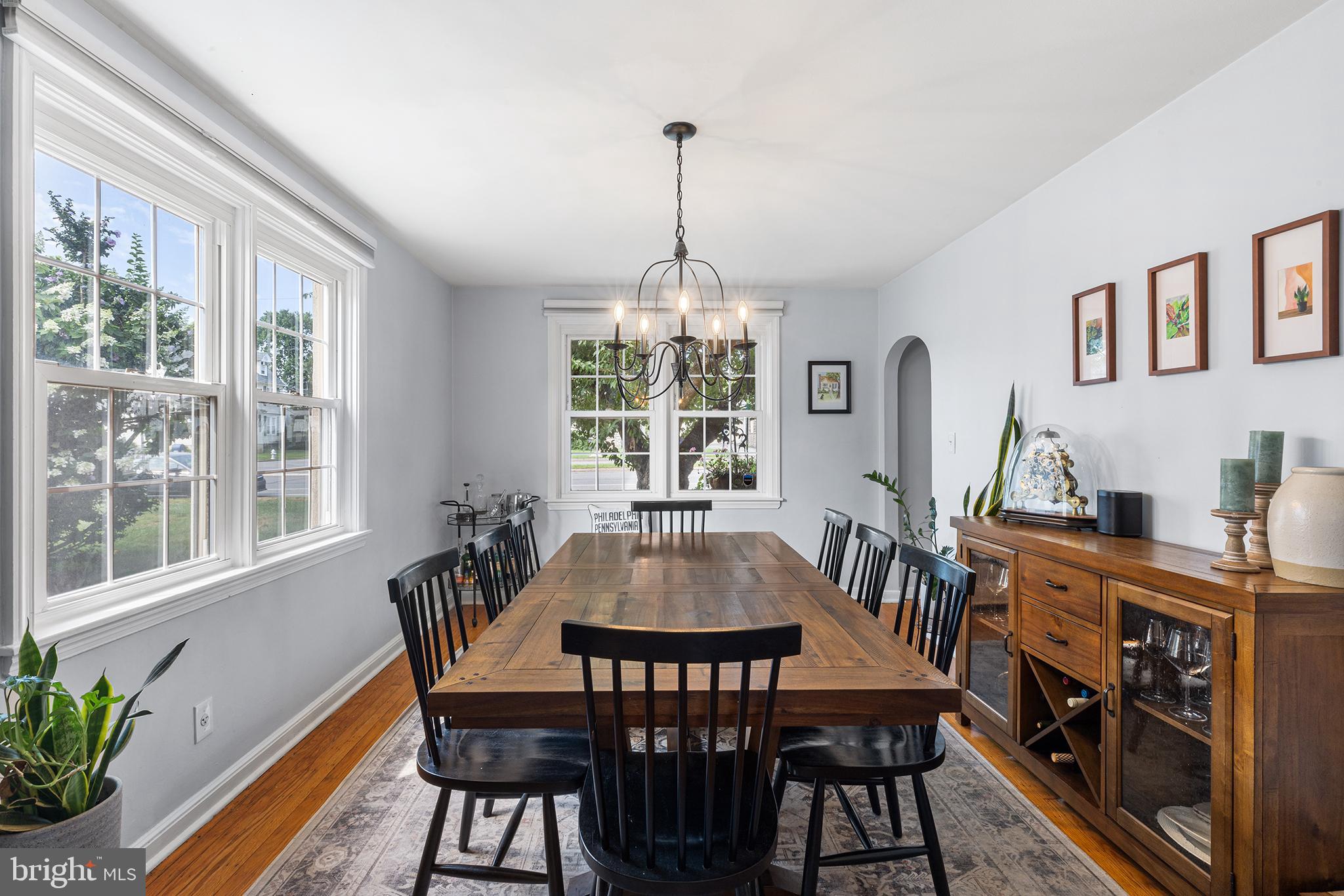 607 Darby Road Havertown, PA 19083 - Photo 7 of 26 a dining room with furniture window and wooden floor