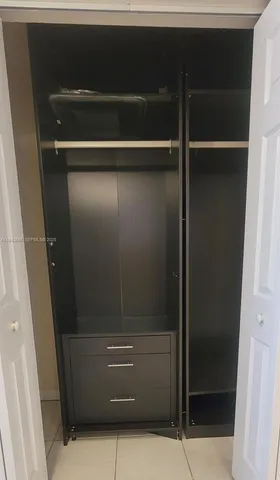 a view of walk in closet