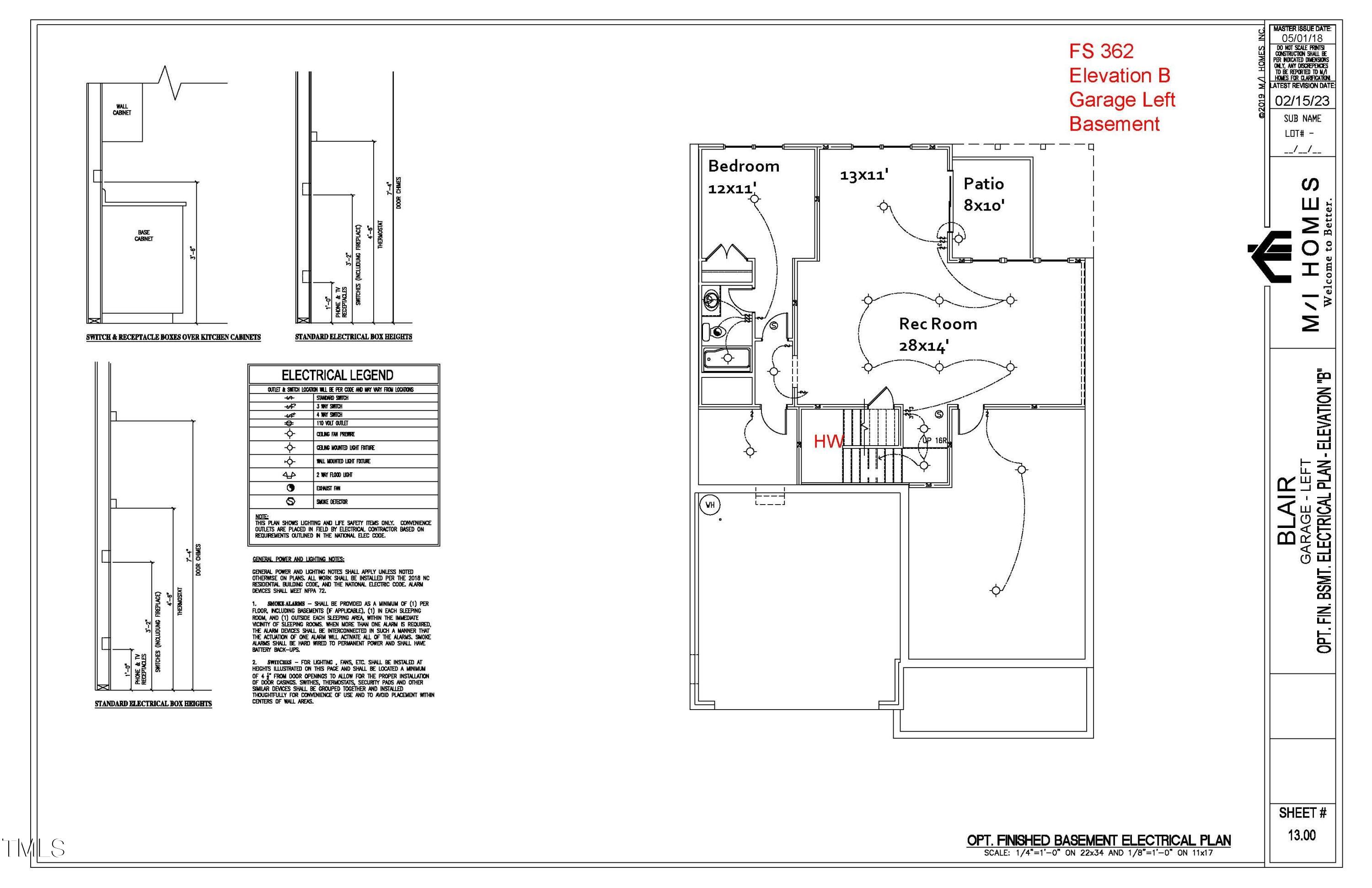 2518 Red Bluff Road, Unit LOT 362 New Hill, NC 27562 - Photo 10 of 20 FS 362 - MLSBlair B- Basement - Contrac