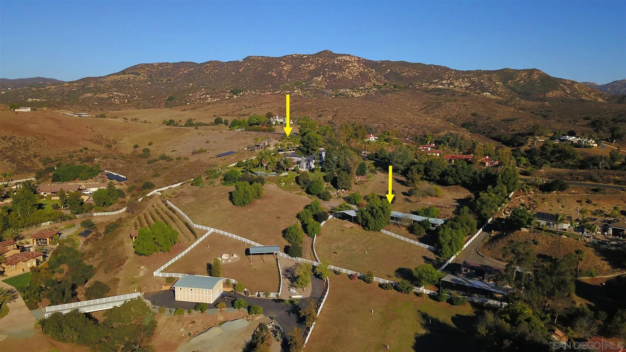 15245 Presilla Drive Jamul, CA 91935 - Photo 3 of 57 an aerial view of residential house with parking space