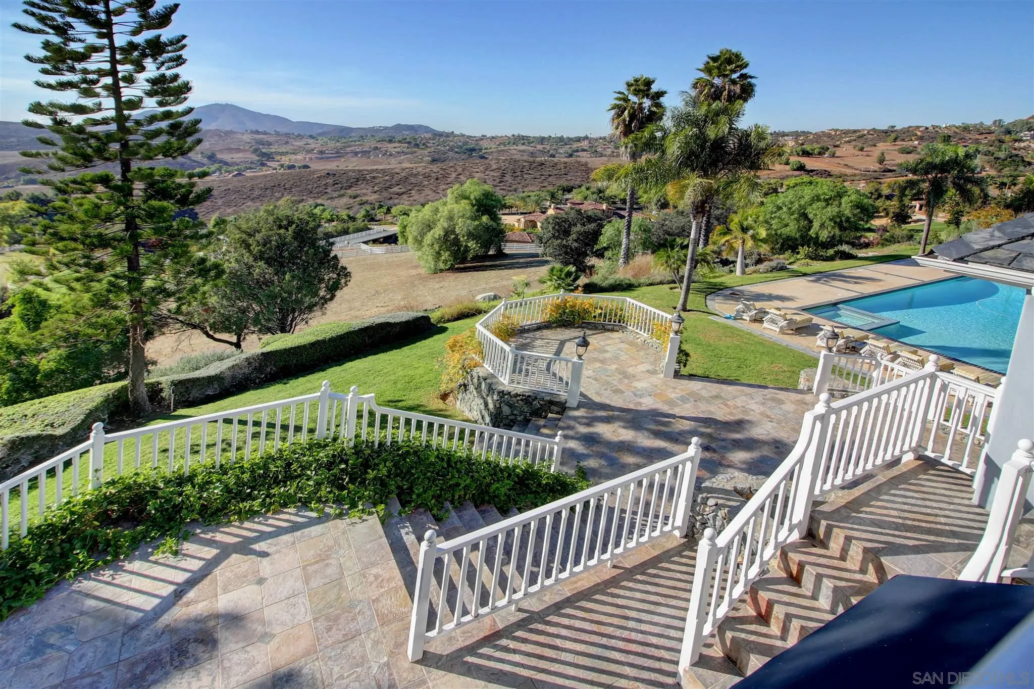 15245 Presilla Drive Jamul, CA 91935 - Photo 33 of 57 a view of a balcony with staircase