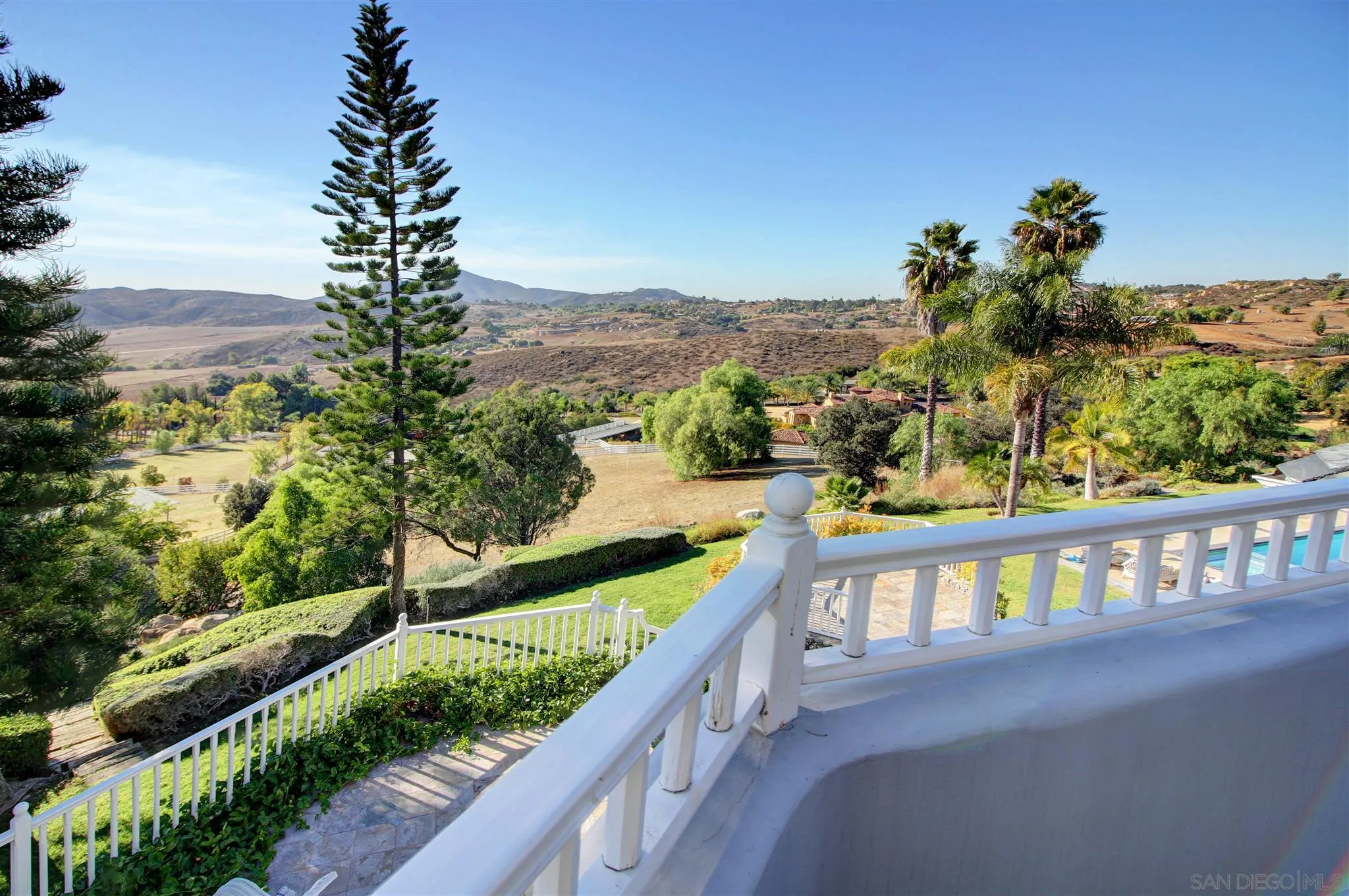 15245 Presilla Drive Jamul, CA 91935 - Photo 34 of 57 a view of a balcony with an outdoor space