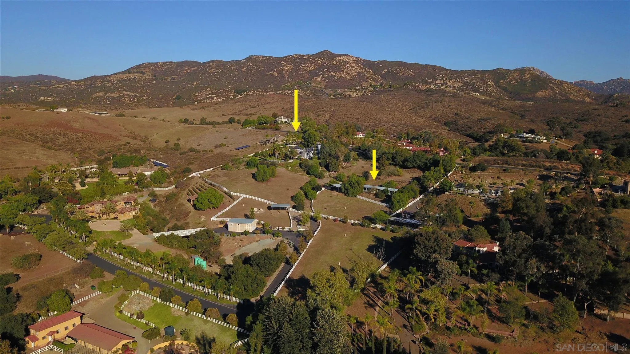 15245 Presilla Drive Jamul, CA 91935 - Photo 48 of 57 an aerial view of residential houses with outdoor space