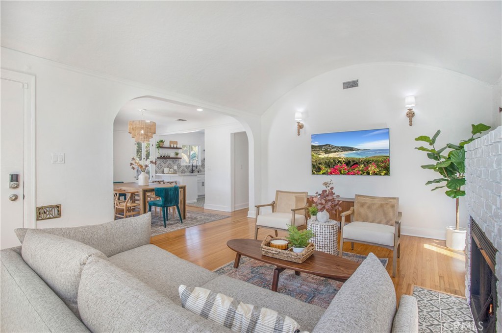134 Prospect Avenue Long Beach, CA 90803 - Photo 6 of 21 a living room with furniture and wooden floor
