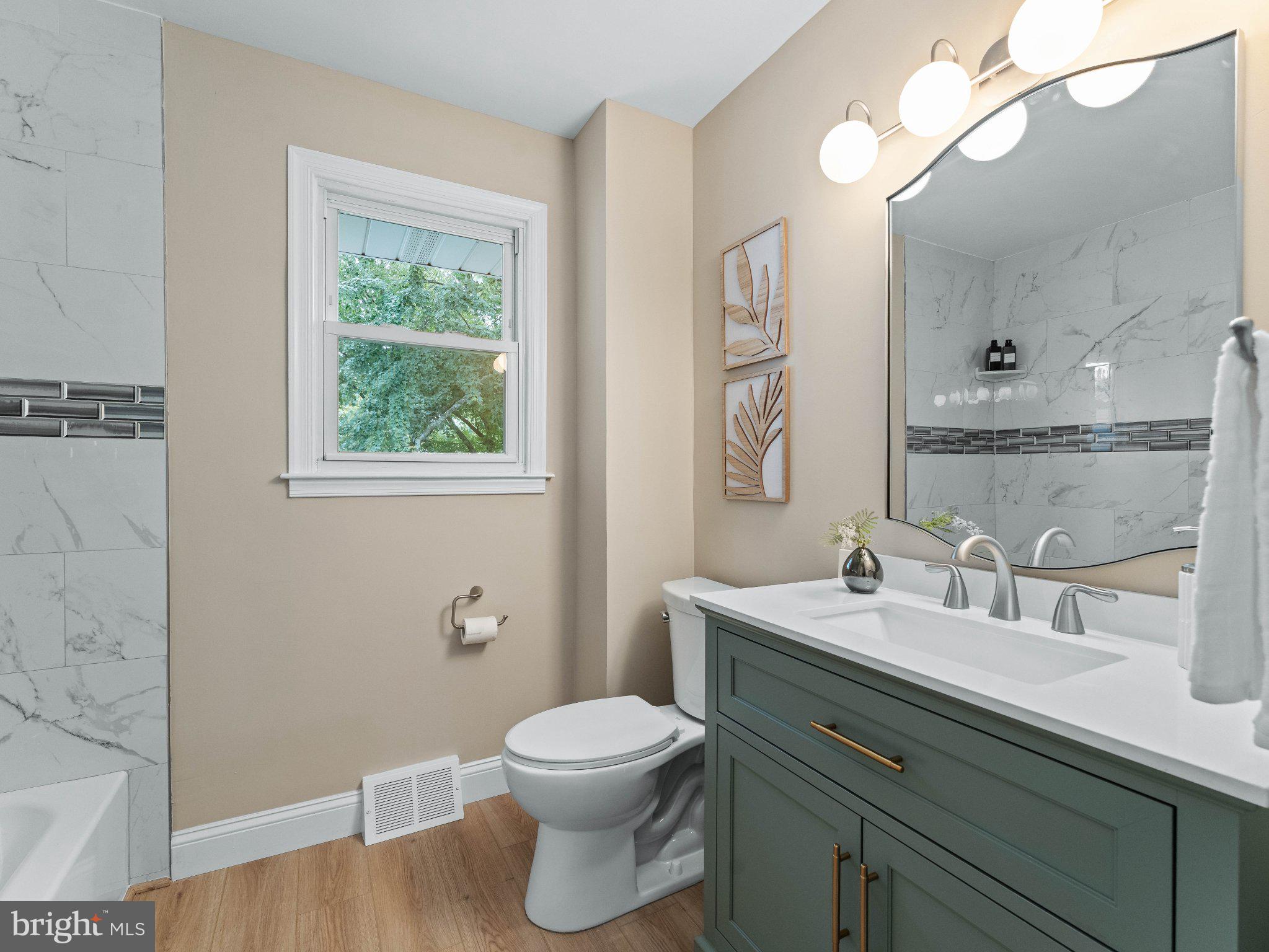 406 Yorkshire Road Cherry Hill, NJ 08034 - Photo 21 of 46 Modern bathroom with elegant finishes.