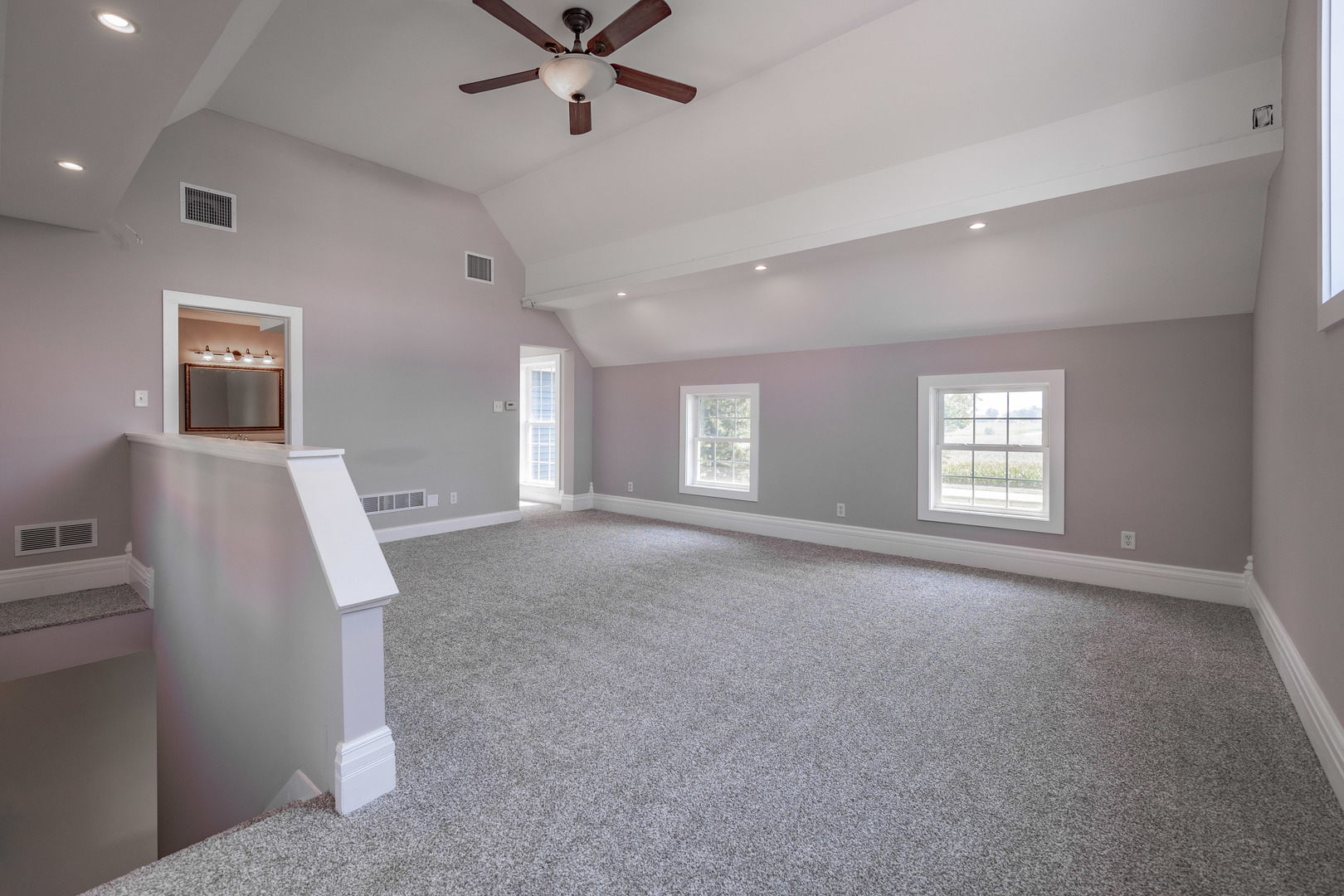 1353 Pine Hill Road Amboy, IL 61310 - Photo 28 of 91 a view of a livingroom with a ceiling fan and window