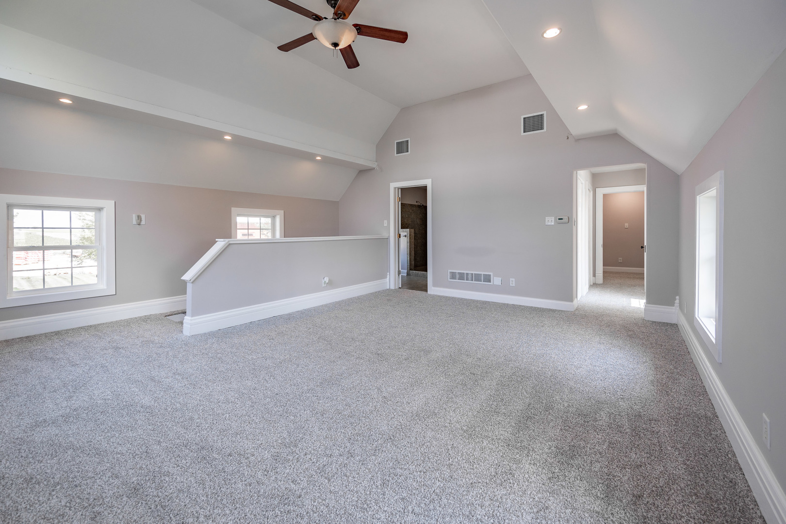 1353 Pine Hill Road Amboy, IL 61310 - Photo 29 of 91 a view of a livingroom with a ceiling fan and window