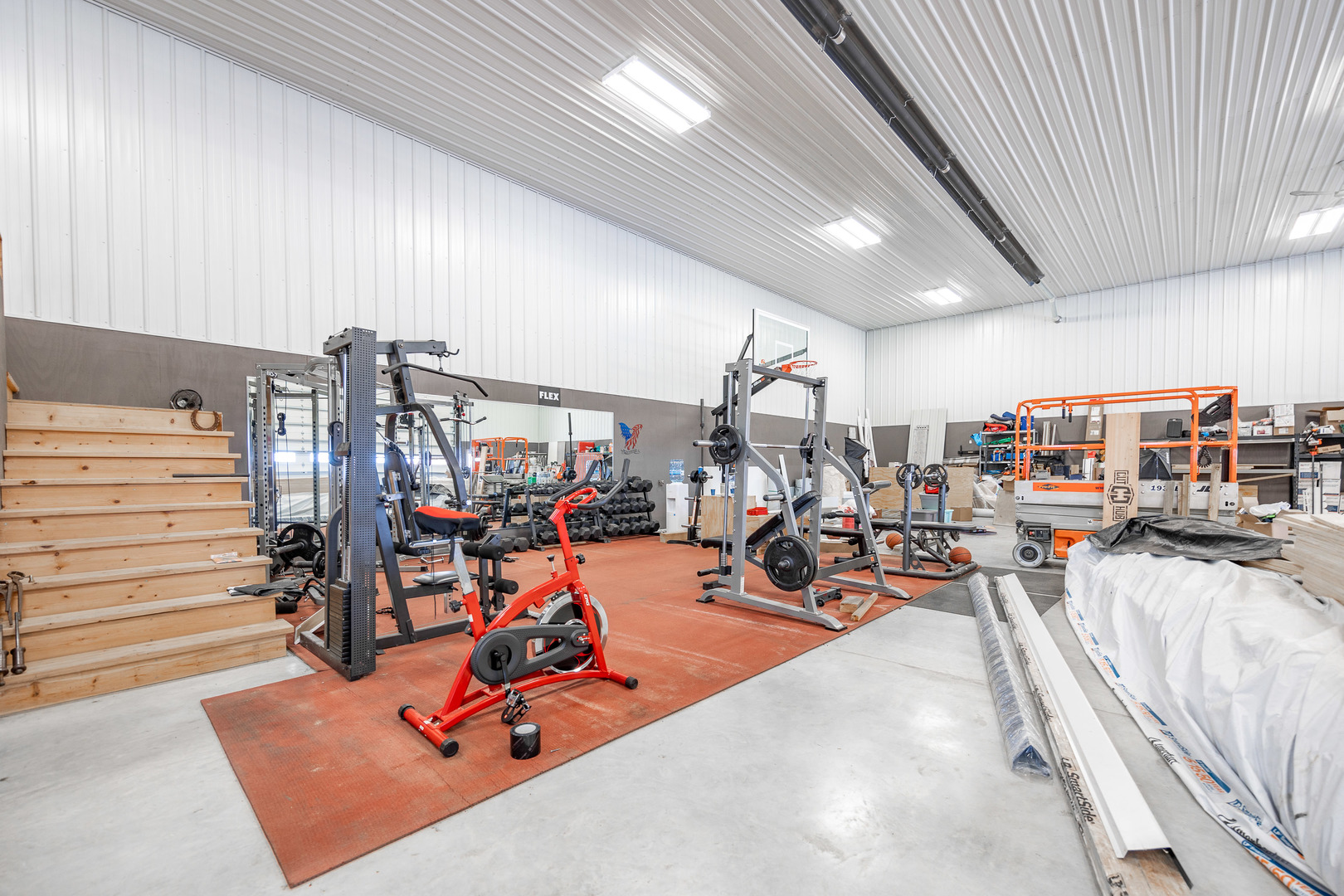 1353 Pine Hill Road Amboy, IL 61310 - Photo 60 of 91 a view of a room with gym equipment