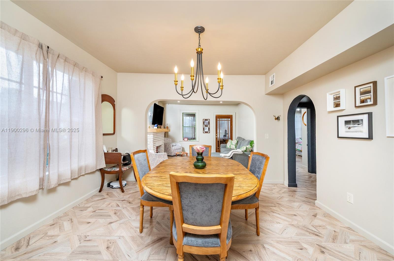 1844 Northwest 47th Street Miami, FL 33142 - Photo 6 of 24 a view of a dining room with furniture window and outside view