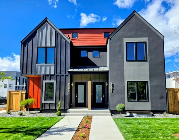 a front view of school