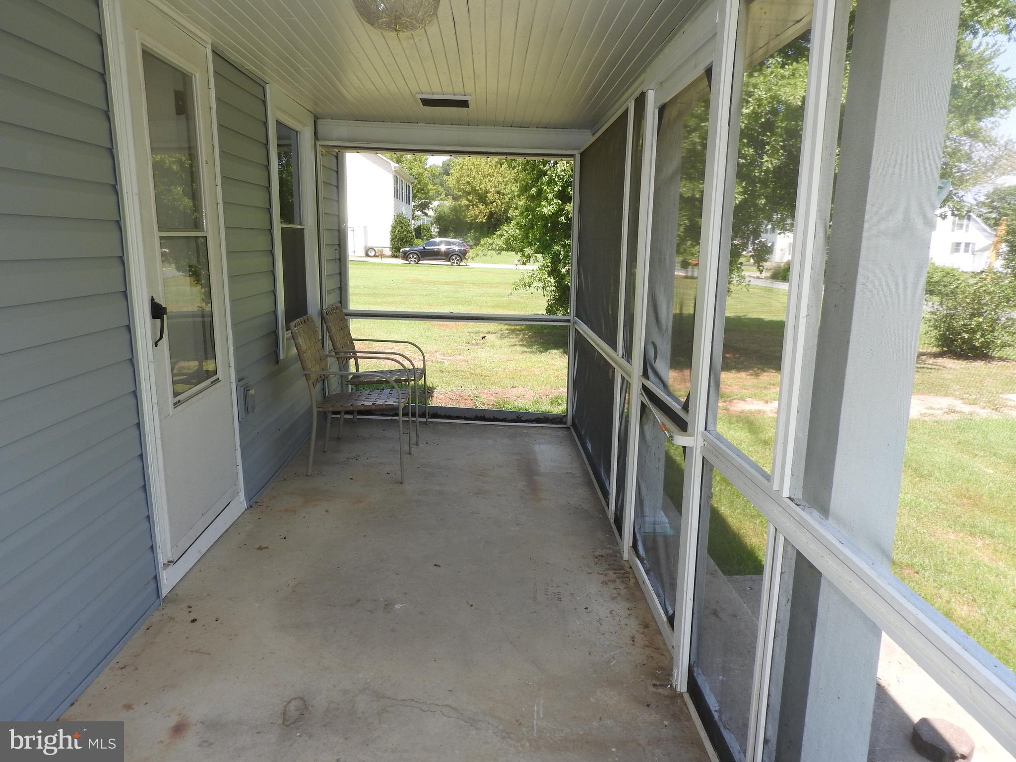 Cozy front porch
