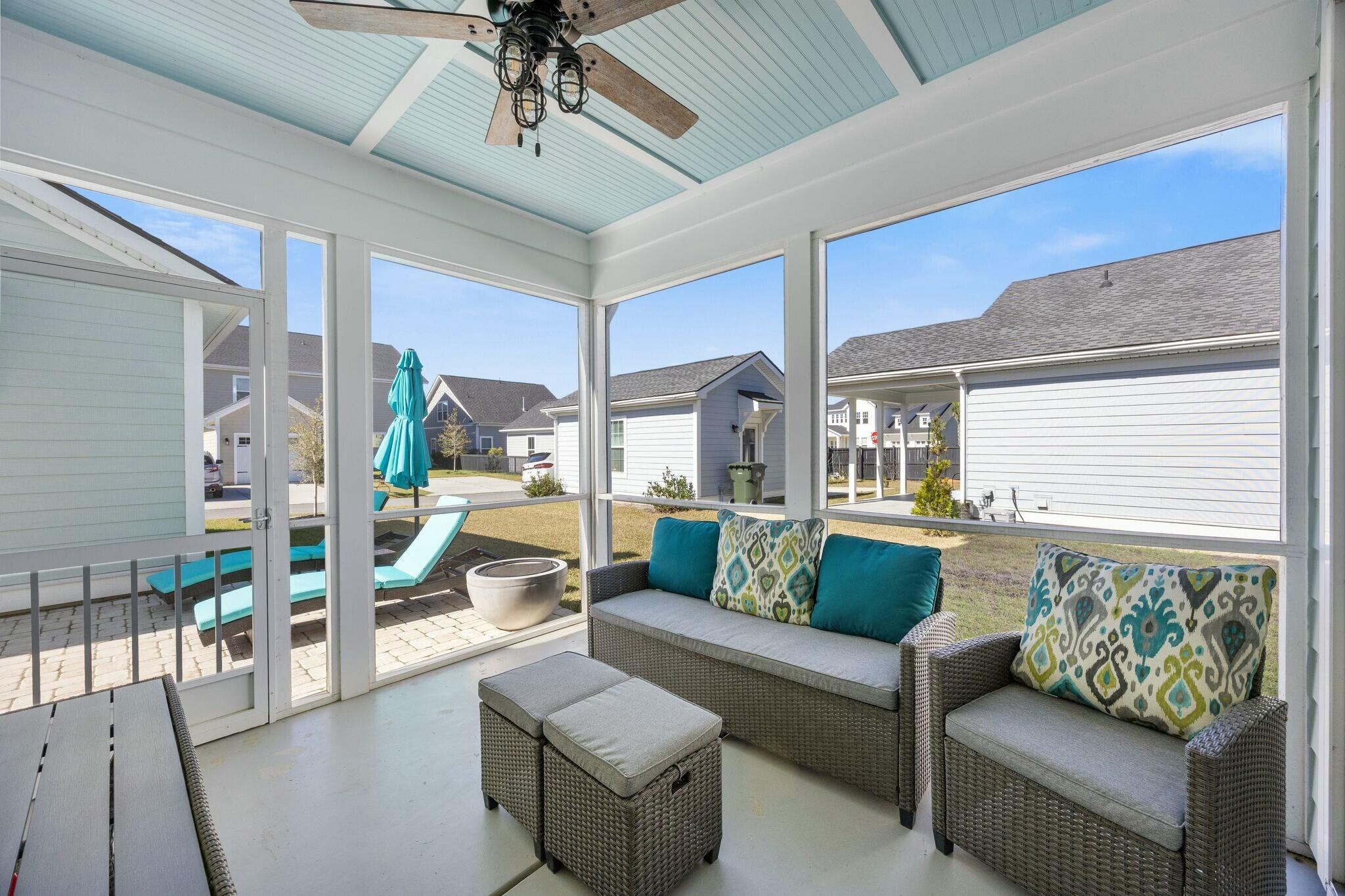 889 Carnes Crossing Summerville, SC 29486 - Photo 31 of 55 Screened Back Patio