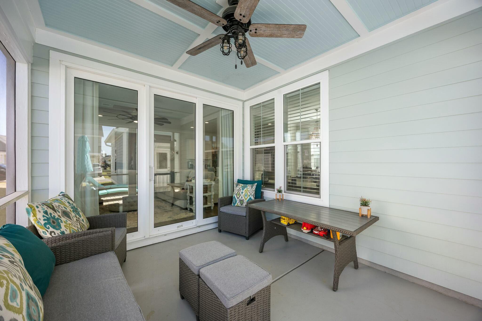 889 Carnes Crossing Summerville, SC 29486 - Photo 32 of 55 Screened Back Patio