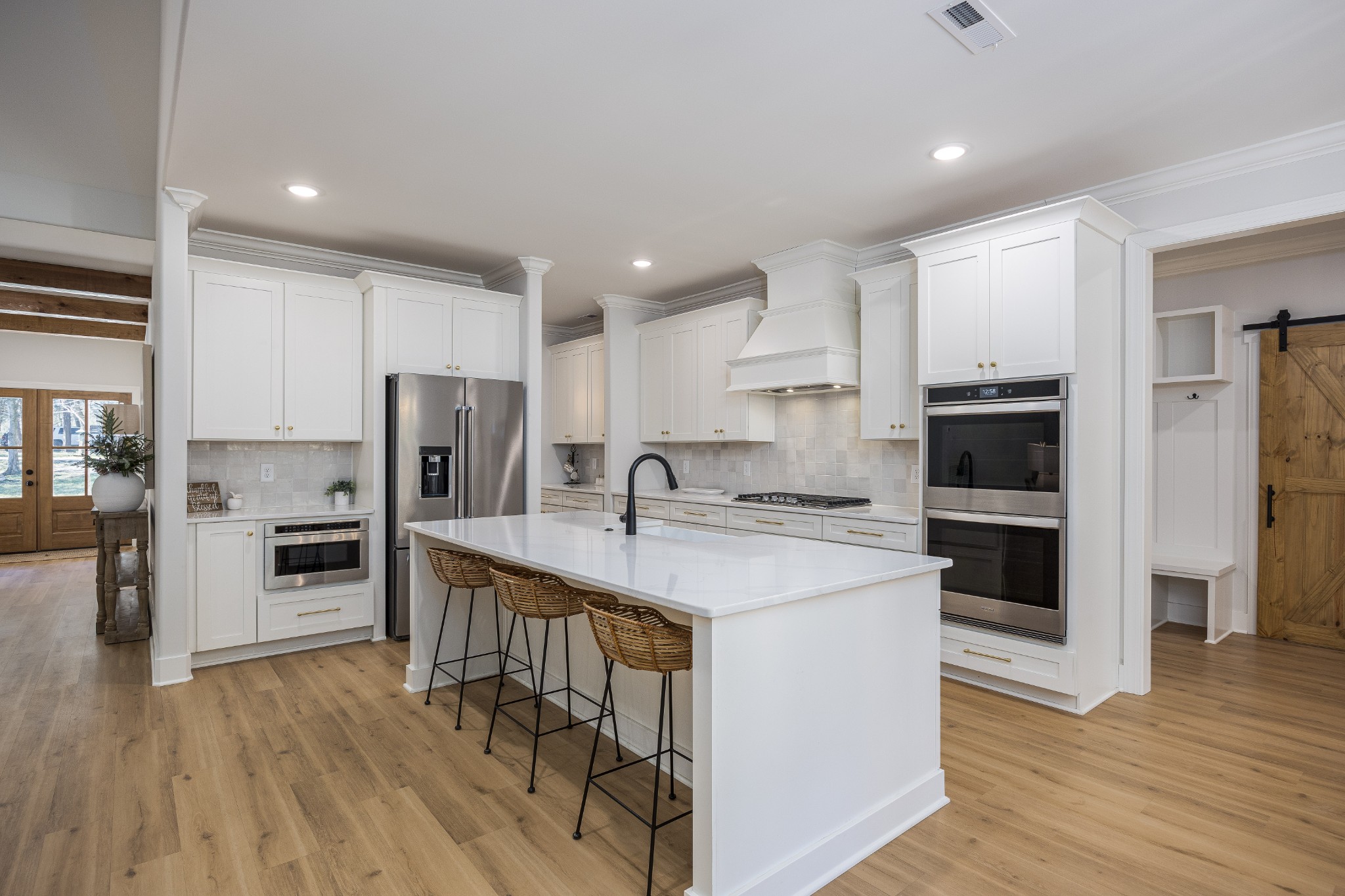 2159 Carpenter Bridge Road Columbia, TN 38401 - Photo 16 of 72 a kitchen with stainless steel appliances a refrigerator and a stove top oven
