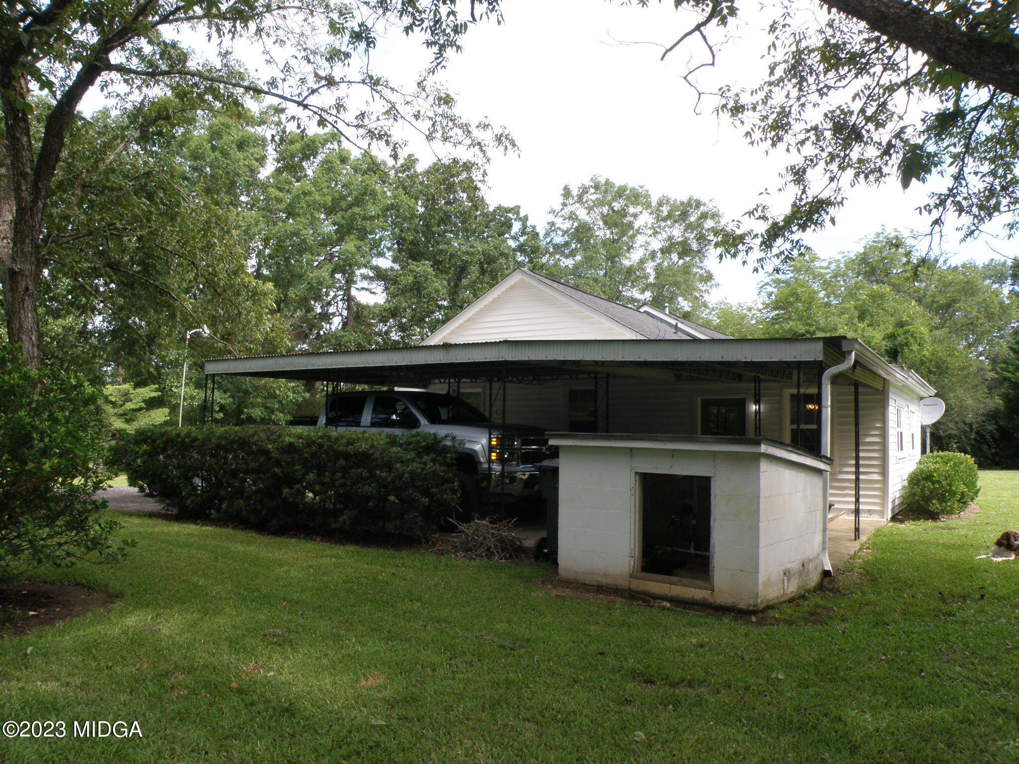 388 Fairview Church Road Forsyth, GA 31029 - Photo 3 of 41 a front view of house with yard and green space