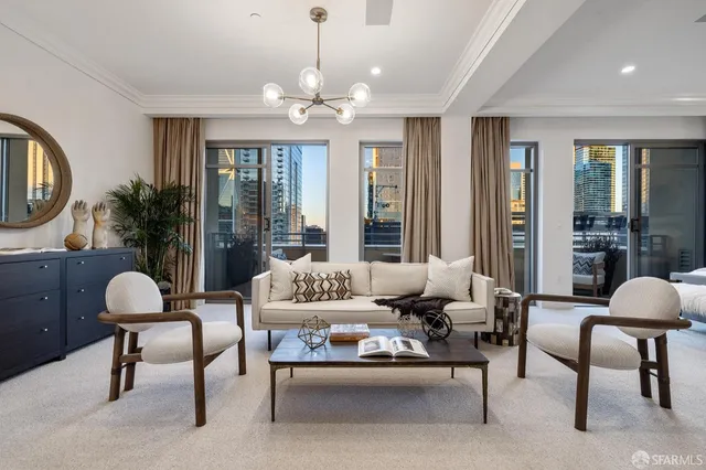 a front view of a building with a lot of windows