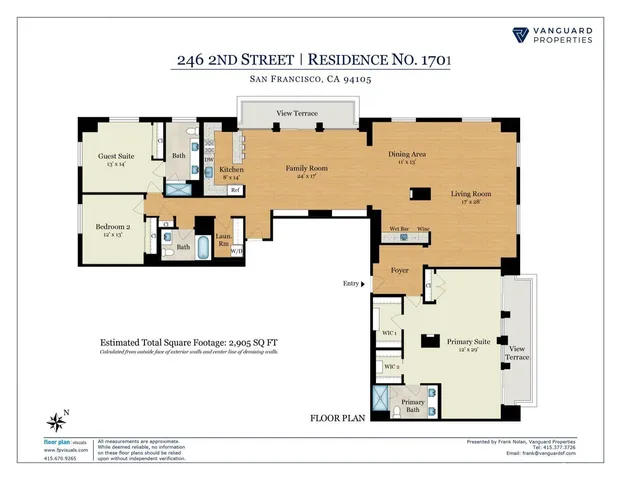 $2,795,000 | 246 2nd Street, Unit 1701, San Francisco, CA 94105