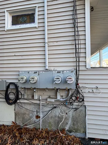 a view of a storage and utility room