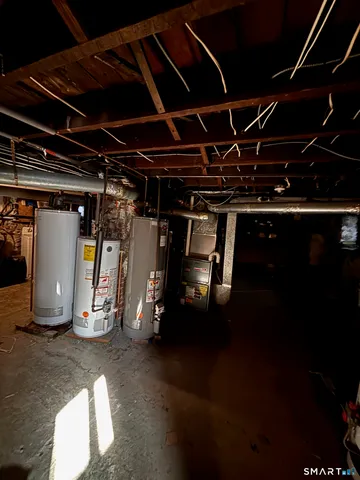 a view of water heater room