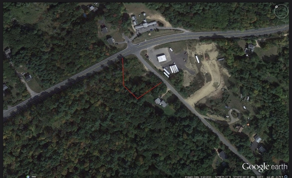0 Five Bridge Road Brimfield, MA 01010 - Photo 3 of 4 an aerial view of a house with a yard