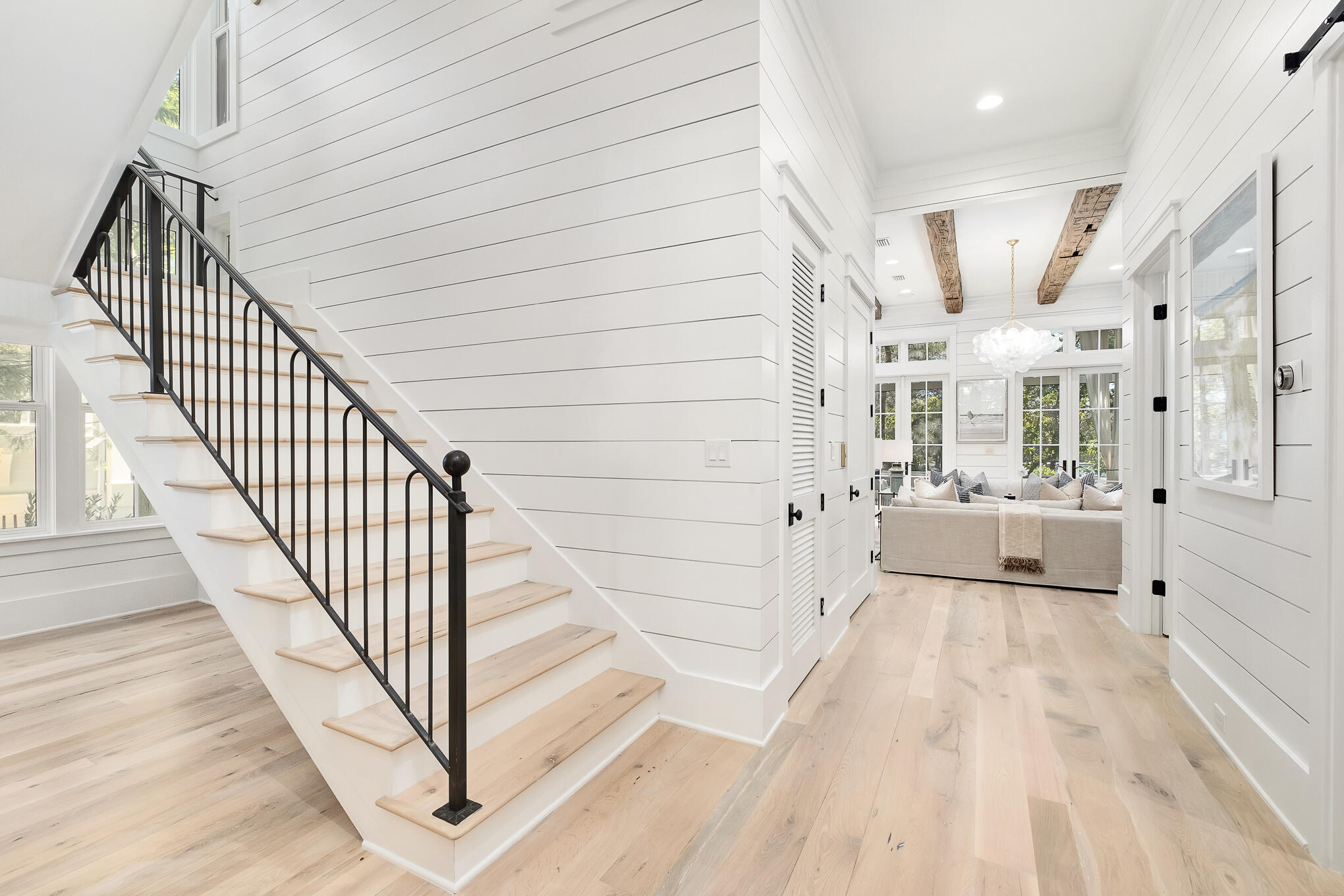127 Blackwater Street Santa Rosa Beach, FL 32459 - Photo 15 of 97 a view of entryway and hall with wooden floor