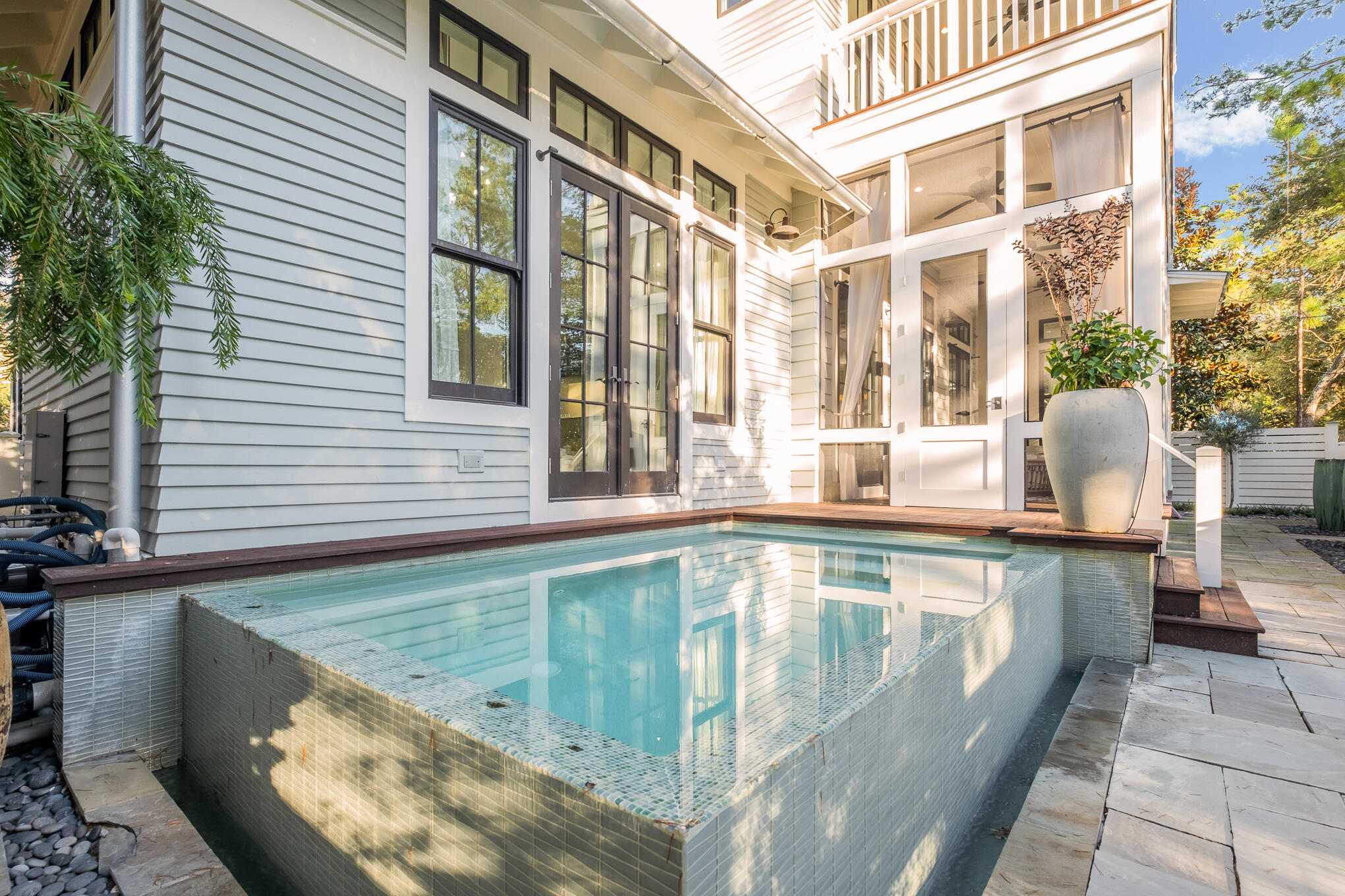127 Blackwater Street Santa Rosa Beach, FL 32459 - Photo 71 of 97 a view of a swimming pool with a lounge chairs